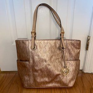 Michael Kors Rose Gold Tote- LIKE NEW
